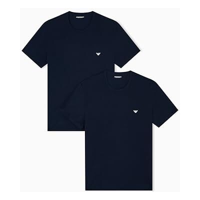 EM000391AF14132MB143 Emporio Armani Męska koszulka Logolabel 2-pak (1 szt.) EM000391AF14132MB143 Emporio Armani Męska koszulka Logolabel 2-pak (1 szt.)