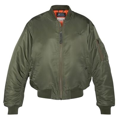 AIRFORCE90RS-ARMY KAKI-XXXL Schott NYC Kurtka Bomber Oversize Schott Airforce90Rs Army Khaki, zielony, 3XL Grande taille Taille Tall AIRFORCE90RS-ARMY KAKI-XXXL Schott NYC Kurtka Bomber Oversize Schott Airforce90Rs Army Khaki, zielony, 3XL Grande taille Taille Tall