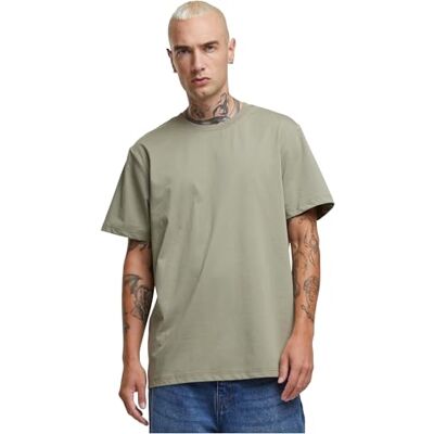 BY362 Build Your Brand Męski T-shirt bez kołnierza, zielony, XL, Paleolive, XL BY362 Build Your Brand Męski T-shirt bez kołnierza, zielony, XL, Paleolive, XL