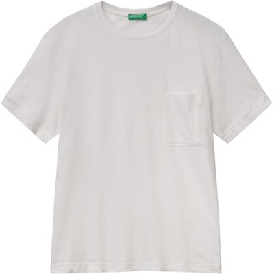33CMU101R United Colors of Benetton t-shert, Kolor biały, XL 33CMU101R United Colors of Benetton t-shert, Kolor biały, XL