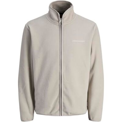 12283228-4826616 JACK & JONES Jcofusion Fleece Sweat Zip High Neck, Paloma, M 12283228-4826616 JACK & JONES Jcofusion Fleece Sweat Zip High Neck, Paloma, M