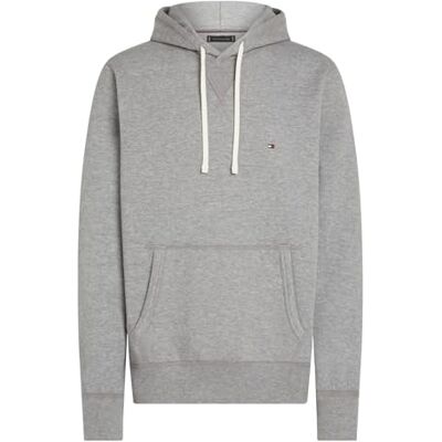 MW0MW37230P91XXL Tommy Hilfiger Męska bluza z kapturem z polaru o regularnym kroju, Szary (średni szary wrzos), XXL MW0MW37230P91XXL Tommy Hilfiger Męska bluza z kapturem z polaru o regularnym kroju, Szary (średni szary wrzos), XXL