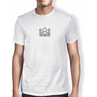 FDMTSI-104669-W-M Green Fish, Basic męski T-shirt, 100% bawełna, Regular Fit, Digital Icon Printed, rozmiar: M, kolor: biały, biały, M FDMTSI-104669-W-M Green Fish, Basic męski T-shirt, 100% bawełna, Regular Fit, Digital Icon Printed, rozmiar: M, kolor: biały, biały, M