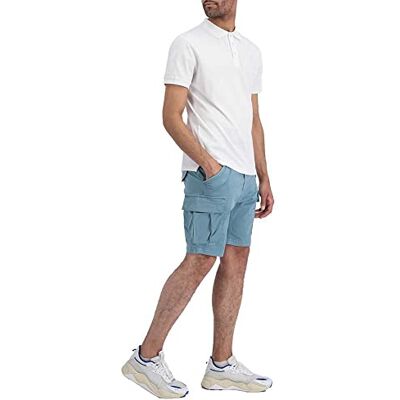 116211-134 Alpha Industries Airman Short Męskie krótkie spodenki Greyblue 116211-134 Alpha Industries Airman Short Męskie krótkie spodenki Greyblue