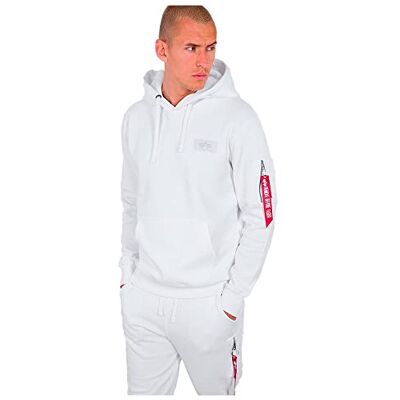 178318CP-573 Alpha Industries Back Print Hoody Camo Print Bluza z kapturem dla mężczyzn White/Black Camo 178318CP-573 Alpha Industries Back Print Hoody Camo Print Bluza z kapturem dla mężczyzn White/Black Camo