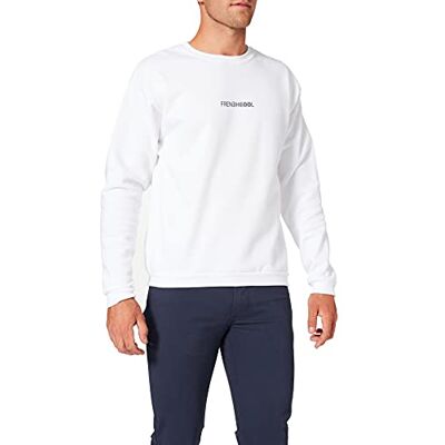 FRCS1013-2 Frenchcool Męski sweter Sweat Blanc, biały, M FRCS1013-2 Frenchcool Męski sweter Sweat Blanc, biały, M