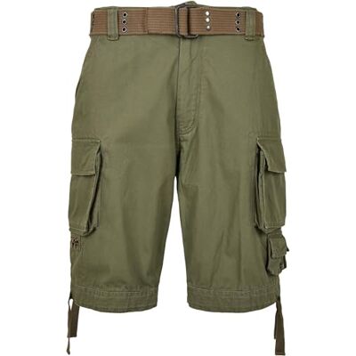 B2001 Build Your Brand Męskie szorty cargo, Oliwka, 3XL B2001 Build Your Brand Męskie szorty cargo, Oliwka, 3XL