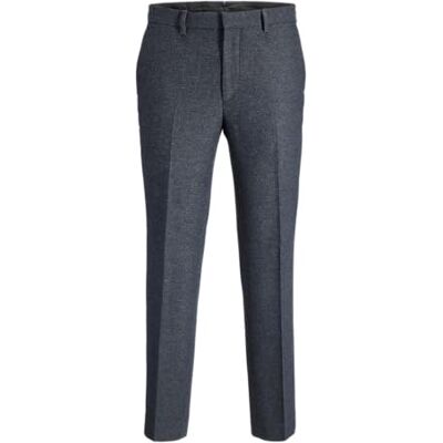 12281073-4806440 JACK & JONES Męskie spodnie garniturowe JPRMARTIN Slim Fit, niebieski, 50 12281073-4806440 JACK & JONES Męskie spodnie garniturowe JPRMARTIN Slim Fit, niebieski, 50
