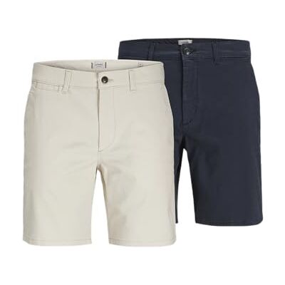 12278331-4767562 JJ REBEL Jrebsharp Chino Short 2 Pack Mp, granatowy blezer, S 12278331-4767562 JJ REBEL Jrebsharp Chino Short 2 Pack Mp, granatowy blezer, S