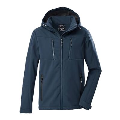 43323-000 killtec Mężczyźni Kurtka softshell z odpinanym kapturem KOW 79 MN SFTSHLL JCKT, dunkelblau, 4XL, 43323-000 killtec Mężczyźni Kurtka softshell z odpinanym kapturem KOW 79 MN SFTSHLL JCKT, dunkelblau, 4XL,