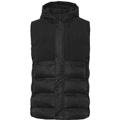 20714690 Blend Męska kurtka Waistcoat OTW, 194007/czarna, XL 20714690 Blend Męska kurtka Waistcoat OTW, 194007/czarna, XL