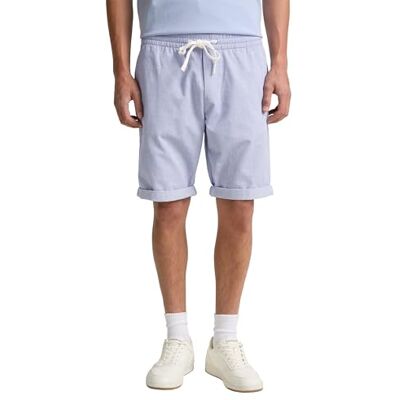 1045195 TOM TAILOR Denim Męskie szorty bermudy, 38197 Sodalite Blue Dot Structure, S 1045195 TOM TAILOR Denim Męskie szorty bermudy, 38197 Sodalite Blue Dot Structure, S
