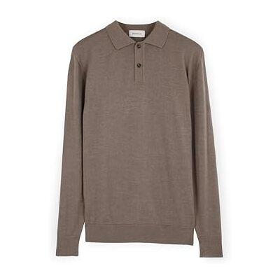 FW23SIN14 Diana Studio Męski beżowy/taupe, L sweter polo, rozmiar L, Be?owy/be?owy, L FW23SIN14 Diana Studio Męski beżowy/taupe, L sweter polo, rozmiar L, Be?owy/be?owy, L