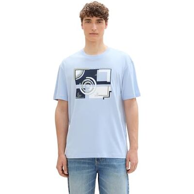 1043458 TOM TAILOR Denim T-shirt męski, 11270 Kentucky Blue, XS 1043458 TOM TAILOR Denim T-shirt męski, 11270 Kentucky Blue, XS