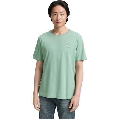 1047774 TOM TAILOR T-shirt męski, 22577 Dust Green, XS 1047774 TOM TAILOR T-shirt męski, 22577 Dust Green, XS