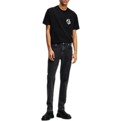 A2M100701BR3634 Karl Lagerfeld Jeans, Męskie, Slim Denim, Wąska Nogawka, Szary, 3634 A2M100701BR3634 Karl Lagerfeld Jeans, Męskie, Slim Denim, Wąska Nogawka, Szary, 3634