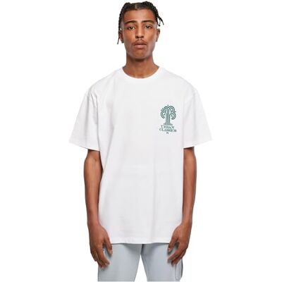 TB4900 Urban Classics Męski T-shirt z bawełny organicznej, koszulka z logo Organic Tree Tee, męska górna część z nadrukiem logo, dostępna w 2 kolorach, rozmiary XS 5XL, biały, M TB4900 Urban Classics Męski T-shirt z bawełny organicznej, koszulka z logo Organic Tree Tee, męska górna część z nadrukiem logo, dostępna w 2 kolorach, rozmiary XS 5XL, biały, M