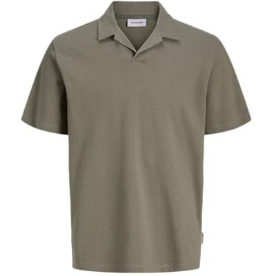 12288359-4894990 JACK & JONES Jjdevin Daytona Structure Resort Polo SS, wetiver, XL 12288359-4894990 JACK & JONES Jjdevin Daytona Structure Resort Polo SS, wetiver, XL