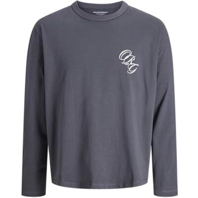 12286070-4865393 JACK & JONES Jorbedford Structure Tee Ls Cn, asfaltowy, L 12286070-4865393 JACK & JONES Jorbedford Structure Tee Ls Cn, asfaltowy, L
