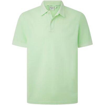 PM542099 Pepe Jeans Męska koszulka polo New Oliver Gd, zielona (świeża zieleń), XS, Zielony (świeży zielony), XS PM542099 Pepe Jeans Męska koszulka polo New Oliver Gd, zielona (świeża zieleń), XS, Zielony (świeży zielony), XS