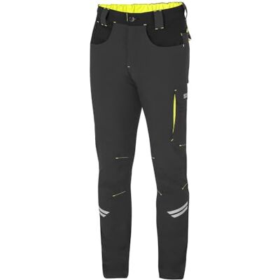 02425GSGF2M Sparco LIGHT TECH TROUSERS, Żółty Fluo, M 02425GSGF2M Sparco LIGHT TECH TROUSERS, Żółty Fluo, M