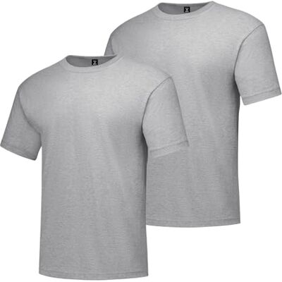 AMZ2 Hanes T-shirt męski, Lekka stal, 2 sztuki, 3XL AMZ2 Hanes T-shirt męski, Lekka stal, 2 sztuki, 3XL