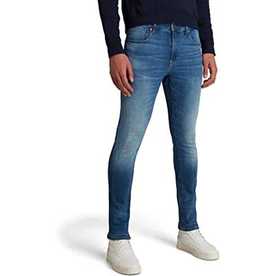 51010-8968-6028 G-STAR RAW męskie dżinsy Revend Skinny, Wielokolorowy (średni indygo w wieku ), 29W / 30L 51010-8968-6028 G-STAR RAW męskie dżinsy Revend Skinny, Wielokolorowy (średni indygo w wieku ), 29W / 30L