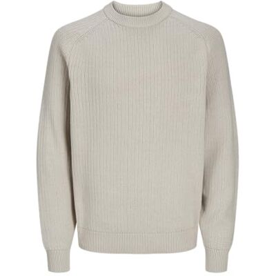 12266385 JORACE Knit Crew Neck BF, Moonbeam, L 12266385 JORACE Knit Crew Neck BF, Moonbeam, L