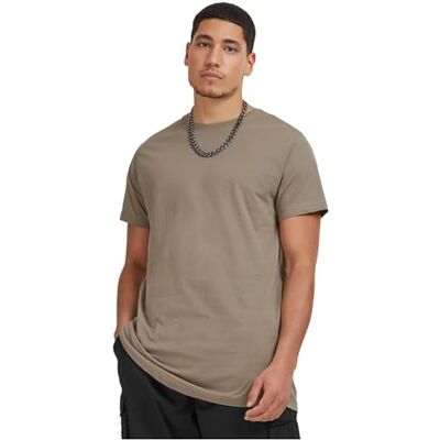 TB1561 Urban Classics Men Tb638-Shaped Long Tee Army Green Xs TB1561 Urban Classics Men Tb638-Shaped Long Tee Army Green Xs