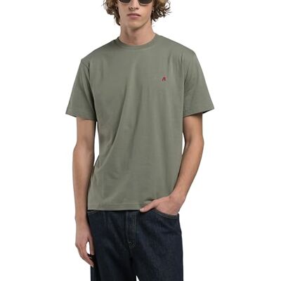 M3015 .000.2660 Replay T-shirt męski, 835 Sage Green, 3XL M3015 .000.2660 Replay T-shirt męski, 835 Sage Green, 3XL
