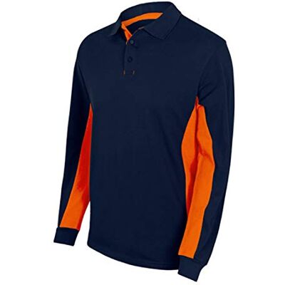 VELILLA 105514 61/16 A.NAVY/NARANJA XS koszulka polo z długimi rękawami, rozmiar XS, granatowa VELILLA 105514 61/16 A.NAVY/NARANJA XS koszulka polo z długimi rękawami, rozmiar XS, granatowa
