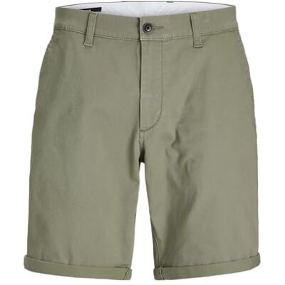 12182549 JACK & JONES Jpstdave Jjchino szorty męskie, khaki-zielony (Oil Green), 110 12182549 JACK & JONES Jpstdave Jjchino szorty męskie, khaki-zielony (Oil Green), 110