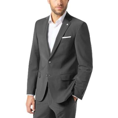 42253-810-14001-2100 Pierre Cardin Męski blezer, szary, 50 42253-810-14001-2100 Pierre Cardin Męski blezer, szary, 50