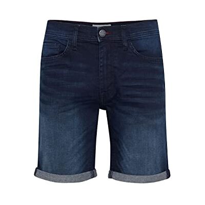 20713326 Blend męskie szorty dżinsowe, krótkie spodenki dżinsowe, 5 kieszeni, ze stretchem, twister fit, slim m/regular fit, Denim Dark Blue (200292), 3XL 20713326 Blend męskie szorty dżinsowe, krótkie spodenki dżinsowe, 5 kieszeni, ze stretchem, twister fit, slim m/regular fit, Denim Dark Blue (200292), 3XL