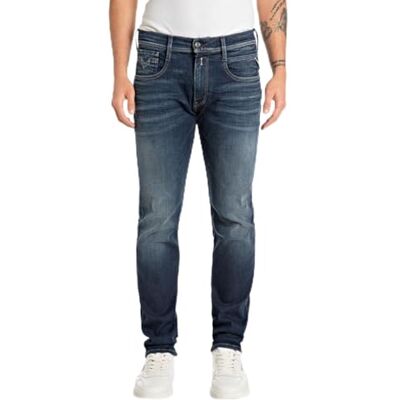 M914E .000.661 604 Replay Męskie dżinsy Slim Fit Anbass Hyperflex Dust, 007 Dark Blue, 36W / 32L M914E .000.661 604 Replay Męskie dżinsy Slim Fit Anbass Hyperflex Dust, 007 Dark Blue, 36W / 32L