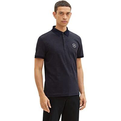 1038532 TOM TAILOR Męska koszulka polo z paskami, 24523 Anthra Navy Fine Stripe, M 1038532 TOM TAILOR Męska koszulka polo z paskami, 24523 Anthra Navy Fine Stripe, M