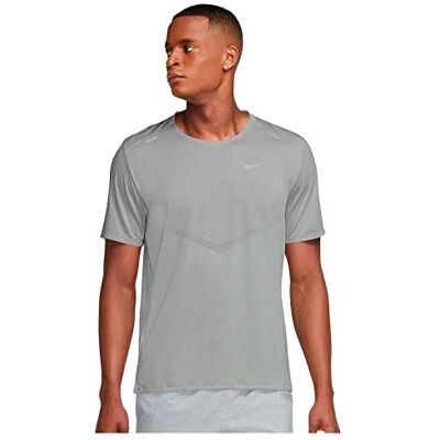 CZ9184 Nike Męski T-Shirt Dri-Fit Rise 365 z Krótkim Rękawem, Szary, L CZ9184 Nike Męski T-Shirt Dri-Fit Rise 365 z Krótkim Rękawem, Szary, L
