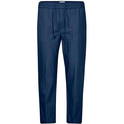 20504738 CASUAL FRIDAY Męskie CFPilou 0080 Linen Pants spodnie rekreacyjne, 194013/Dark Navy, XL/32, 194013/Dark Navy 20504738 CASUAL FRIDAY Męskie CFPilou 0080 Linen Pants spodnie rekreacyjne, 194013/Dark Navy, XL/32, 194013/Dark Navy