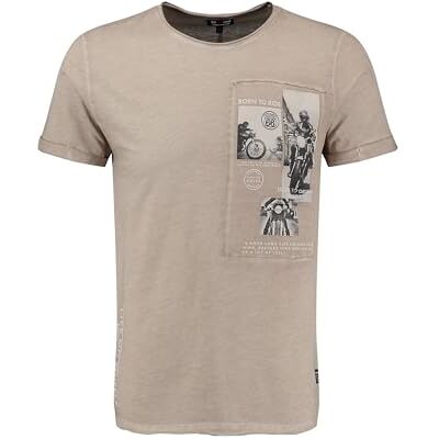 MT00608 KEYLARGO T-shirt męski MT KLWHEELS okrągły, Piaskowy (1005), L MT00608 KEYLARGO T-shirt męski MT KLWHEELS okrągły, Piaskowy (1005), L