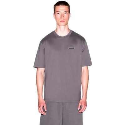 XM001426 Armani Exchange Męska koszulka z krótkim rękawem, krój regularny, szary, XL, ciemnoszary (Dark Gull Gray), XL XM001426 Armani Exchange Męska koszulka z krótkim rękawem, krój regularny, szary, XL, ciemnoszary (Dark Gull Gray), XL