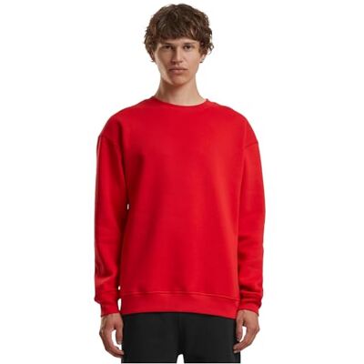 BY075 Build Your Brand Męska bluza Sweat Crewneck, klasyczny sweter dla mężczyzn, basic, męska bluza, rozmiary XS 5XL, Cityred, XS BY075 Build Your Brand Męska bluza Sweat Crewneck, klasyczny sweter dla mężczyzn, basic, męska bluza, rozmiary XS 5XL, Cityred, XS