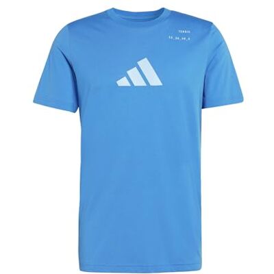 KB9449 adidas heren TENNIS CATEGORY GRAPHIC T-SHIRT, ray blue, XXL KB9449 adidas heren TENNIS CATEGORY GRAPHIC T-SHIRT, ray blue, XXL