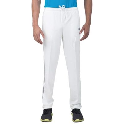 8904223223685 DSC Flite Polyester Cricket Pant Kolor: Biały Rozmiar: Mały dla mężczyzn Materiał: Poliester Idealne dla indyjskich warunków klimatycznych Zaprojektowane do krykieta pierwszej klasy 8904223223685 DSC Flite Polyester Cricket Pant Kolor: Biały Rozmiar: Mały dla mężczyzn Materiał: Poliester Idealne dla indyjskich warunków klimatycznych Zaprojektowane do krykieta pierwszej klasy