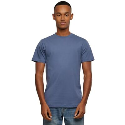 BY004 Build Your Brand Men -T-Shirt Round Neck Vintageblue Xs BY004 Build Your Brand Men -T-Shirt Round Neck Vintageblue Xs