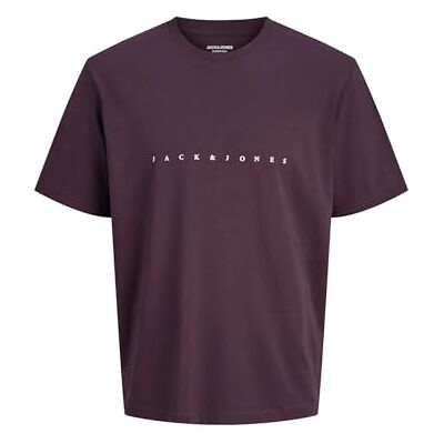 12234746-4790071 JACK & JONES Jjestar Jj Tee Ss Noos T-shirt męski, Śliwka doskonała, XL 12234746-4790071 JACK & JONES Jjestar Jj Tee Ss Noos T-shirt męski, Śliwka doskonała, XL