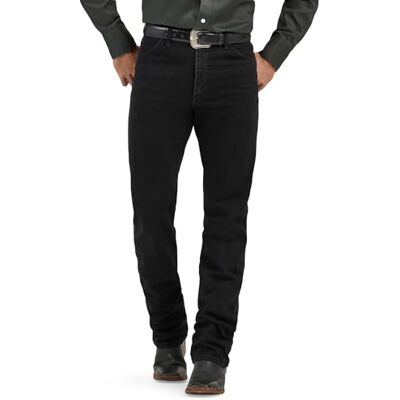 13MWZWKB Wrangler Męskie dżinsy Big Original Fit, czarny (Shadow Black), 52W / 32L 13MWZWKB Wrangler Męskie dżinsy Big Original Fit, czarny (Shadow Black), 52W / 32L