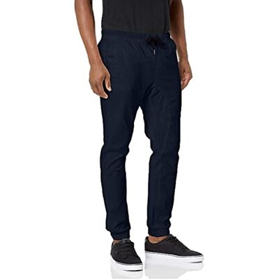 9001-3331 NNY-NNY-L Southpole Męskie spodnie dresowe Basic Stretch Twill Jogger, rozmiary standardowe, duże i wysokie, Nowy granat, L 9001-3331 NNY-NNY-L Southpole Męskie spodnie dresowe Basic Stretch Twill Jogger, rozmiary standardowe, duże i wysokie, Nowy granat, L