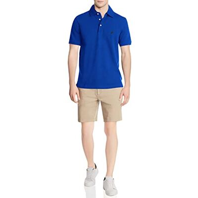 K82800-40P-M Nautica Męska koszulka polo z krótkim rękawem z bawełny stretch, Jasny kobalt, M K82800-40P-M Nautica Męska koszulka polo z krótkim rękawem z bawełny stretch, Jasny kobalt, M