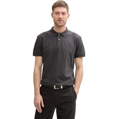 1046884 TOM TAILOR Męska koszulka polo Basic, 10899 Tarmac Grey, M 1046884 TOM TAILOR Męska koszulka polo Basic, 10899 Tarmac Grey, M