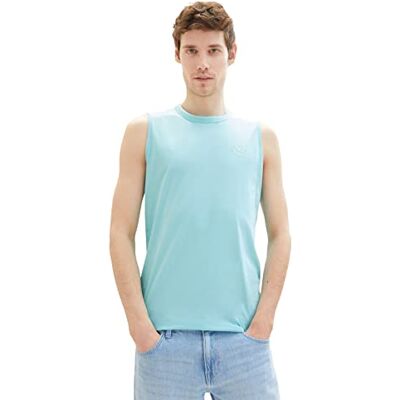 1037261 TOM TAILOR Męski Tanktop, 31046 niebieski tybetański kamień, XL, 31046 – niebieski kamień tybetański, XL 1037261 TOM TAILOR Męski Tanktop, 31046 niebieski tybetański kamień, XL, 31046 – niebieski kamień tybetański, XL